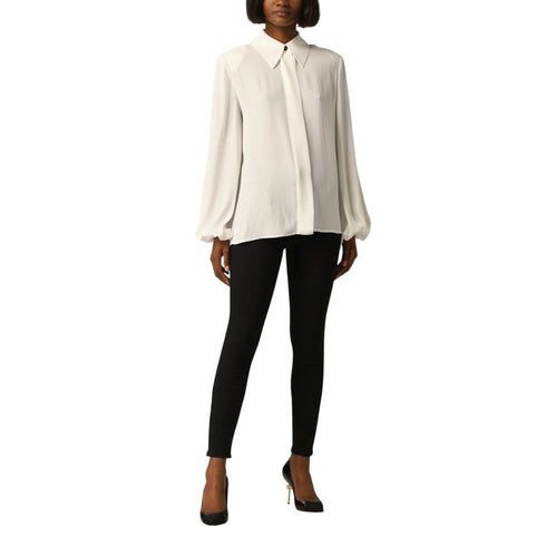 Camicia Donna maniche ampie Avorio ELISABETTA FRANCHI- Francavilla Moda